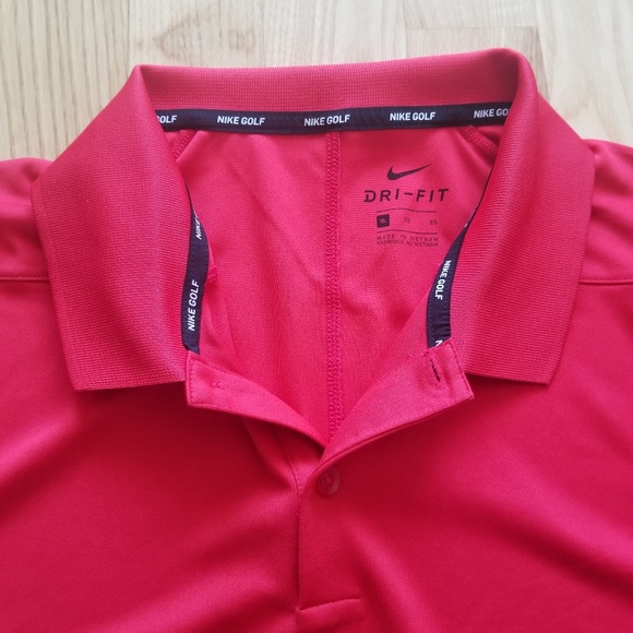 Nike Dri-FIT Men's Golf Polo Size XL Red NWT - Picture 3 of 7